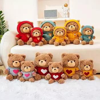 Детская плюшевая игрушка кукла, очаровательный подарок для детей, мягкая игрушка в виде животного One Size