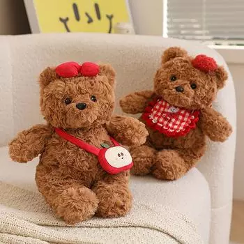 Детская плюшевая игрушка кукла, очаровательный подарок для детей, мягкая игрушка в виде животного One Size