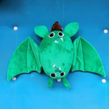 Детская плюшевая кукла Зеленая летучая мышь Игрушка Кукла 160g