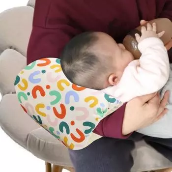 Детская подушка для кормления утолщенный мягкий плюш с мультяшным принтом без раздражения эластичная подушка для грудного вскармливания новорожденных подушка для кормления из бутылочки A