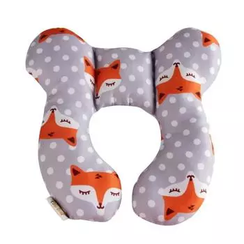Детская подушка для путешествий, подушка для поддержки головы и шеи для автокресла, коляски