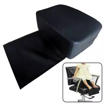Детская подушка для сиденья в салоне, износостойкая, супермягкая, утолщенная, эргономичный дизайн, подушка для увеличения высоты в парикмахерской для детей чёрный