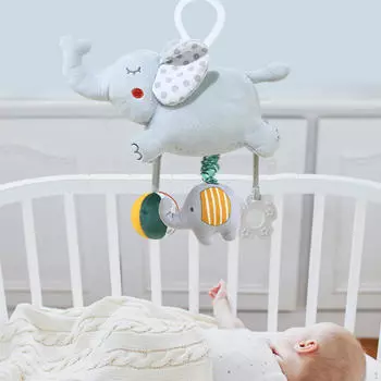 Детская подвесная игрушка плюшевое животное кроватка коляска сиденье для новорожденных младенцев Elephant