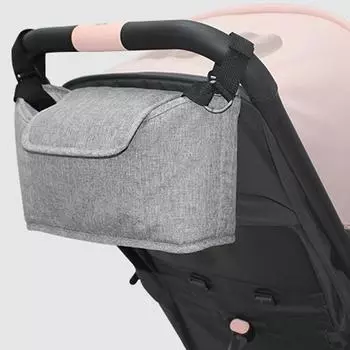 Детская подвесная сумка Вместимость прогулочной коляски Многофункциональный большой органайзер чёрный