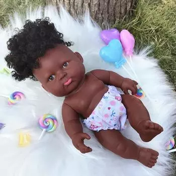 Детская подвижная шарнирная кукла, черная кукла, игрушка, рождественский подарок