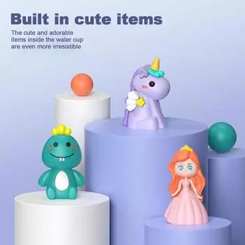 Детская поилка объемом 150 мл для детей от 0 до 3 лет, обучающая чашка для питья, детская чашка для питья молока, мультяшная чашка для воды с ручкой