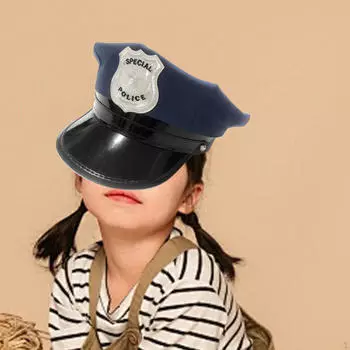Детская полицейская шляпа, аксессуар для костюма, нарядная вечеринка Blue