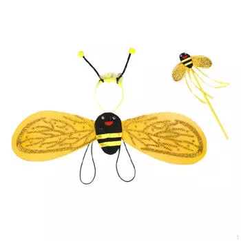 Детская повязка на голову с крыльями ангела для волшебных костюмированных вечеринок Bee without Skirt