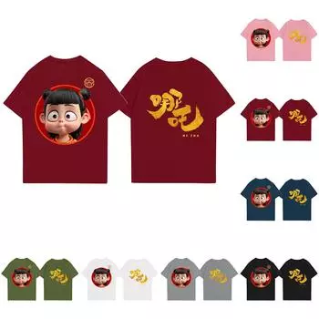 Детская повседневная футболка с круглым вырезом и короткими рукавами с принтом 100 армия зеленый