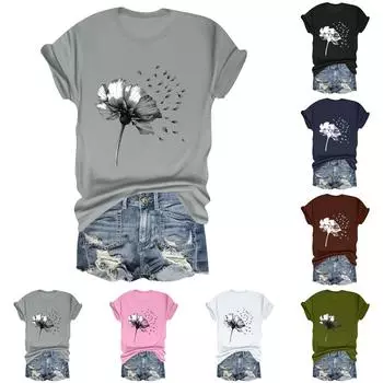 Детская повседневная футболка с круглым вырезом и короткими рукавами с принтом и надписью «Топ» 100 чёрный