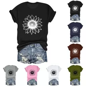 Детская повседневная футболка с круглым вырезом и короткими рукавами с принтом и надписью «Топ» 100 чёрный