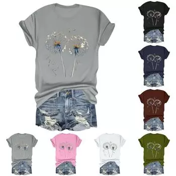 Детская повседневная футболка с круглым вырезом и короткими рукавами с принтом и надписью «Топ» 100 чёрный