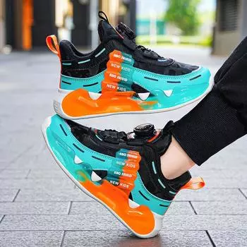 Детская повседневная обувь для мальчиков, дышащие кроссовки для девочек, модная обувь с воздушной сеткой для детей, студентов, школьников, бега, спорта, тенниса 29