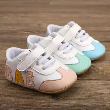 Детская повседневная спортивная обувь, дизайн сращивания, противоскользящая прогулочная обувь на мягкой подошве, детская обувь 3