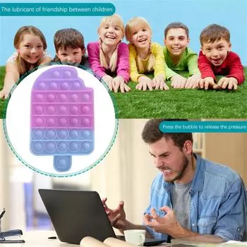 Детская пресса и пузырьковая интерактивная игрушка-орнамент для родителей и детей