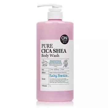 Детская присыпка для душа On the Body Pure Cica Shea с ароматом ши, 1 л, 1 шт.