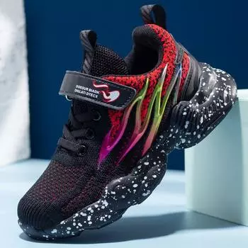 Детская противоскользящая износостойкая модная трендовая тканая уличная спортивная обувь с низким вырезом, повседневная обувь, кроссовки 28 бежевый