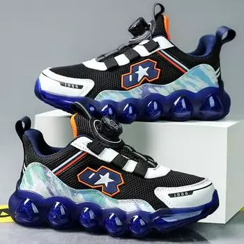 Детская противоскользящая износостойкая модная уличная детская обувь, спортивная обувь, повседневная обувь 29