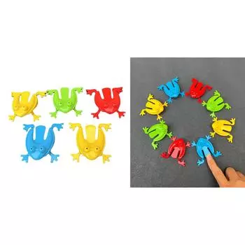 Детская прыгающая лягушка-игрушка для мальчиков/девочек, нажимающая на палец, подарки на день рождения для использования в помещении/на улице