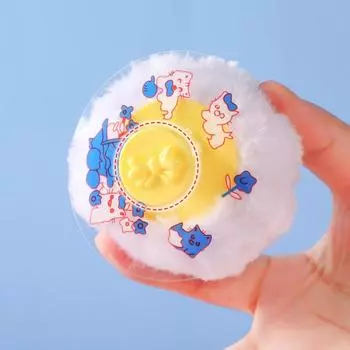 Детская пудра Puff Мягкая косметическая пудра для лица и тела Puff Dry Plush Powder