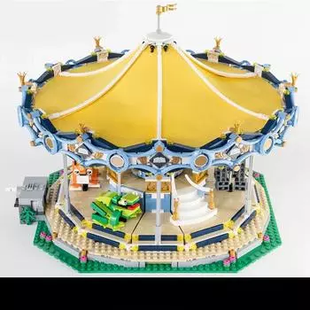 Детская ярмарка Гранд Карусель Строительные блоки Кирпичи Дети День рождения Рождественский подарок Игрушка