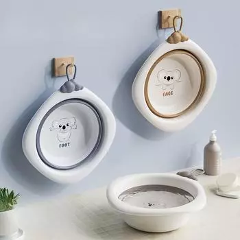 Детская раковина для умывания, ванна для ванной комнаты, складная раковина для новорожденных, пластиковые переносные аксессуары для детской ванны