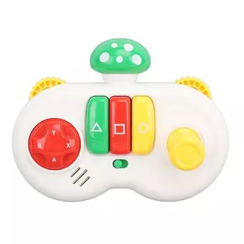 Детская развивающая игровая доска Дорожная игрушка-гриб Образовательная игрушка для развития мелкой моторики Игрушка-контроллер для обучения ребенка зелёный