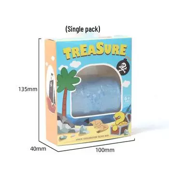 Детская развивающая игрушка для раскопок драгоценных камней - Коробка-сюрприз для поиска сокровищ для детей 6-11 лет