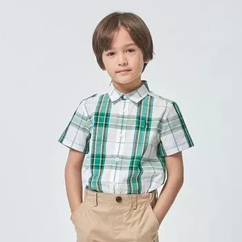 Детская рубашка Hazzys в клетку Htm12xs09m Gn Green/100