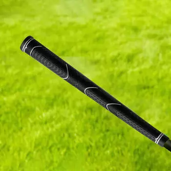 Детская ручка для гольфа, противоскользящая, в любую погоду, амортизирующая, улучшенная, профессиональная, мягкая, высокая чёрный
