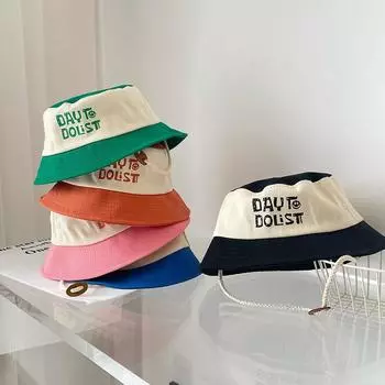 Детская рыбацкая шляпа, солнцезащитная шляпа, пляжная шляпа