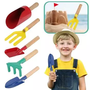 Детская садовая пляжная лопата, летняя интерактивная игровая игрушка для родителей и детей One Size