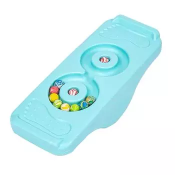 Детская сенсорная тренировочная доска-качалка с противоскользящим пластиком для улучшения способности балансировать светло-синий