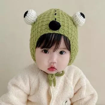 Детская шапка Детские забавные шапки с героями мультфильмов Повседневная вязаная шапка для маленьких мальчиков и девочек