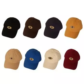 Детская шапка для малышей, осенне-весенняя кепка с надписью R для маленьких мальчиков, корейская бейсбольная кепка с зонтиком, повседневные шапки для девочек