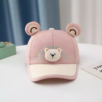 Детская шапка весна и осень тонкая детская кепка милая бейсболка для мальчиков шляпа от солнца для улицы для женщин one size fits all синий