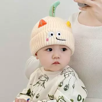 Детская шапка зимняя супер милая забавная детская теплая утолщенная вязаная шапка-пуловер для мальчиков и девочек из холодной шерсти