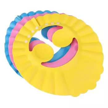 Детская шапочка для шампуня, регулируемая детская ванна, козырек для головы, средства защиты ушей