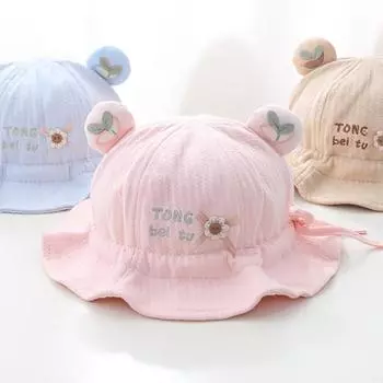 Детская шапочка для весны и осени, тонкая, для девочек, для мужчин, для младенцев и маленьких детей, милая, дышащая, шапочка для тазика