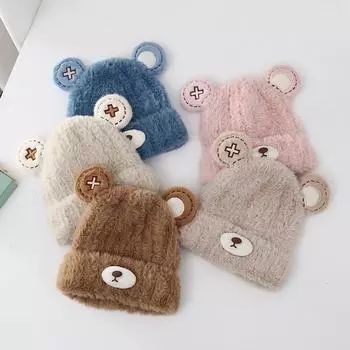 Детская шапочка с героями мультфильмов, защита ушей, теплые шапки, повседневная детская шапка