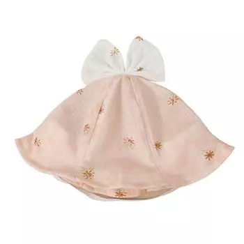 Детская шляпа для бассейна с бантом, детская шляпа от солнца, дышащая рыбацкая шляпа