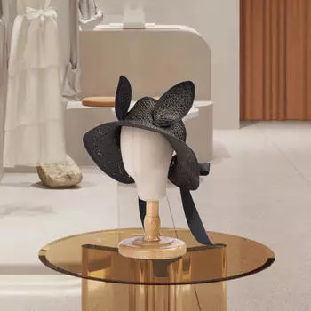 Детская шляпа от солнца для мальчиков и девочек, удобная соломенная шляпа для пикника на открытом воздухе на пляже чёрный