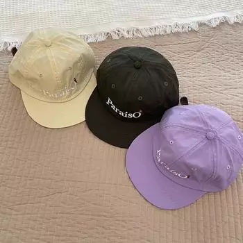 Детская шляпа с вышивкой букв, бейсбольная шляпа, солнцезащитные шляпы