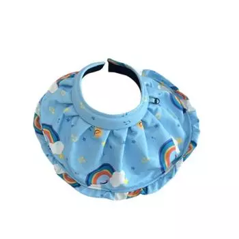 Детская шляпа-ведро для мальчиков и девочек, летняя солнцезащитная шляпа, милая мультяшная рыбацкая шляпа, шляпа от солнца с рюшами, пустая шляпа с козырьком, уличные пляжные шляпы 52 см/20,47