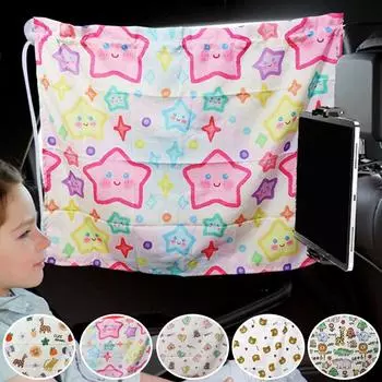 Детская шторка от солнца для автомобиля, боковое окно автомобиля, присоска, крепление, высококачественные солнцезащитные шторы из полиэстера, детские шторы от солнца