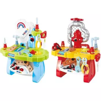 Детская скамейка для инструментов, игровой набор, забавная скамейка для ролевых игр, игрушка для образовательного обучения, безопасная и прочная конструкция Монтессори CHINA