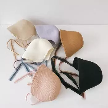 Детская сказочная шляпа, летние соломенные шляпы с дышащей лентой и козырьком для путешествий для мальчиков и девочек, однотонные однотонные шапки для малышей белый