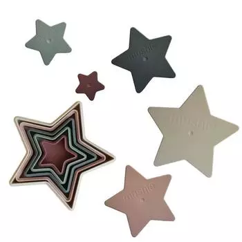 Детская складная игрушка Moosh Nesting Star, корейские детские товары