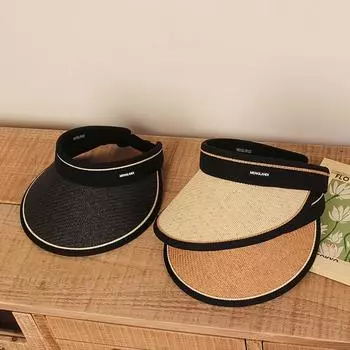 Детская соломенная шляпа для мальчиков и девочек, защитная шляпа от солнца, пустая шляпа с защитой от ультрафиолета, пустой цилиндр