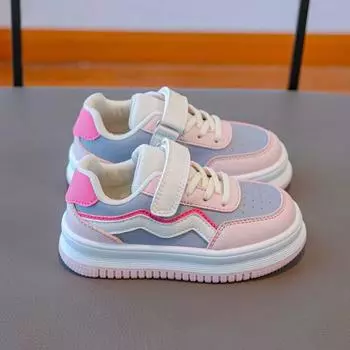Детская спортивная обувь, Обувь для девочек, Спортивная обувь, Модная обувь, Повседневная обувь для детей среднего и крупного возраста 26 розовый